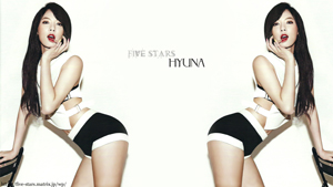 4Minute HYUNA(ヒョナ) 壁紙 画像